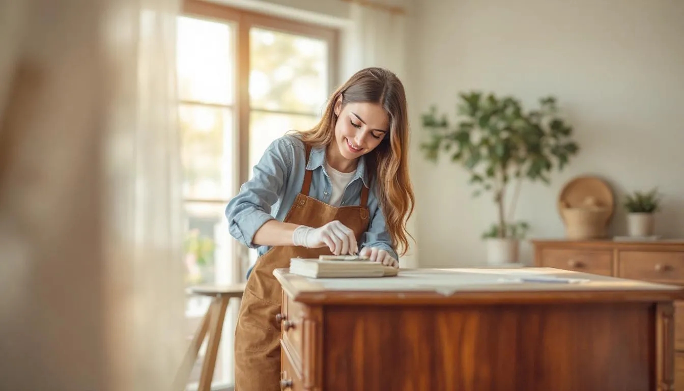 relooking un meuble en merisier