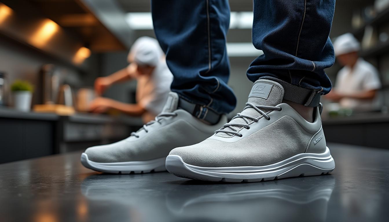 découvrez notre sélection de chaussures de sécurité pour la cuisine à montpellier, alliant confort, style et protection. protégez vos pieds tout en restant élégant pendant vos heures de travail.