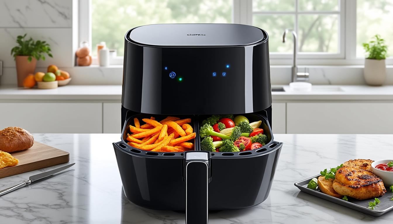découvrez comment l'air fryer à 2 compartiments révolutionne votre cuisine en vous permettant de préparer des plats sains et savoureux. explorez ses nombreux bienfaits, de la cuisson rapide à la réduction des matières grasses, pour une alimentation équilibrée et un gain de temps précieux.