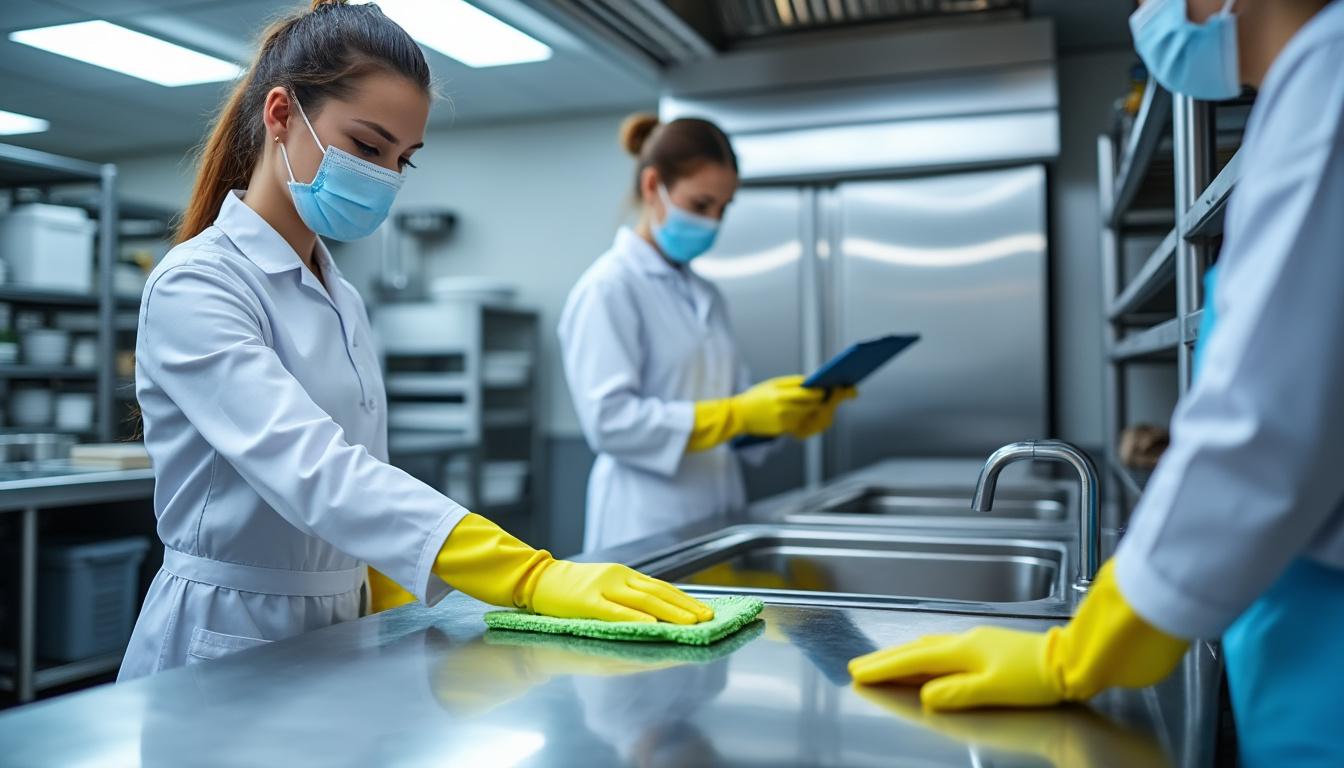 découvrez nos conseils pratiques pour désinfecter efficacement les surfaces de votre cuisine après un repas avec des invités. assurez-vous d'une cuisine propre et saine avec nos astuces simples et rapides pour éliminer les bactéries et les résidus alimentaires.