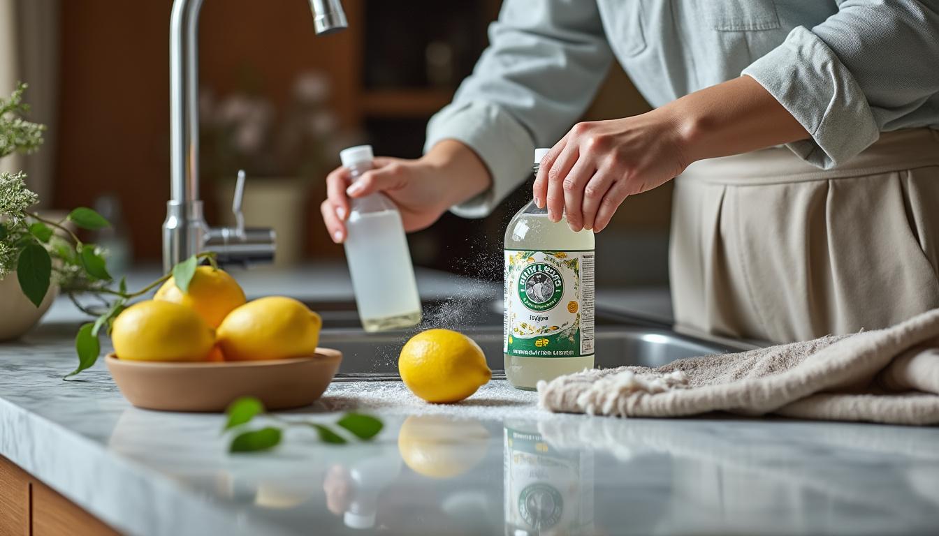 découvrez comment désinfecter votre évier de cuisine de manière naturelle avec des produits efficaces et respectueux de l'environnement. apprenez les astuces et conseils pour assurer une hygiène optimale tout en préservant votre santé et celle de votre famille.
