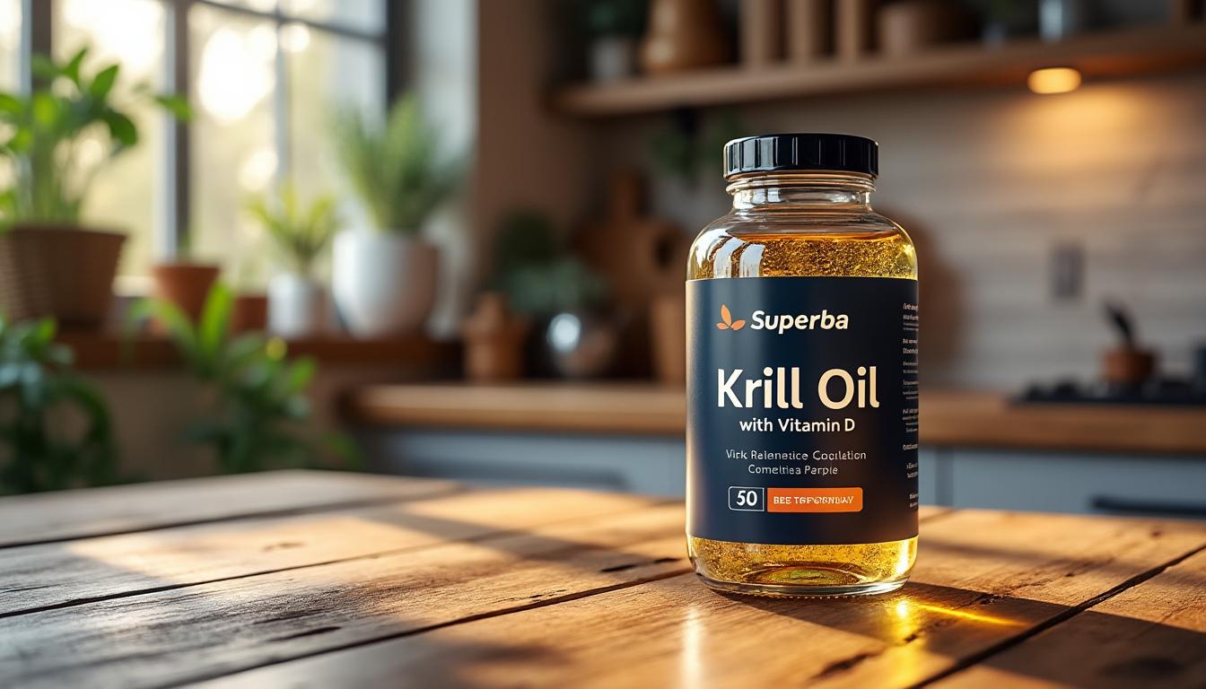 découvrez l'huile de krill superba boost enrichie en vitamine d, une source essentielle d'oméga-3 pour soutenir votre santé et votre bien-être. profitez des bienfaits d'un océan d'éléments nutritifs pour renforcer votre système immunitaire et favoriser une bonne santé cardiovasculaire.