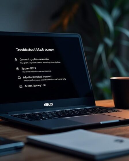 découvrez les meilleures solutions pour résoudre le problème d'écran noir sur votre pc portable asus. suivez nos conseils pratiques et retrouvez rapidement un ordinateur fonctionnel.