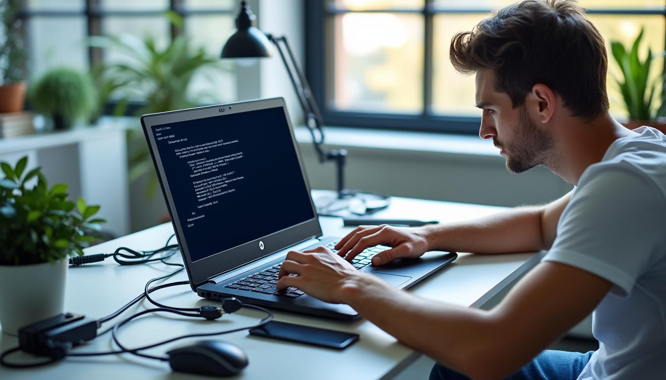 découvrez des solutions rapides et efficaces pour éteindre un ordinateur portable bloqué. suivez nos conseils pratiques pour résoudre le problème en toute sécurité et retrouver un pc fonctionnel rapidement.
