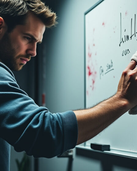 découvrez des astuces simples et efficaces pour nettoyer un tableau blanc taché par des feutres permanents et lui redonner tout son éclat.