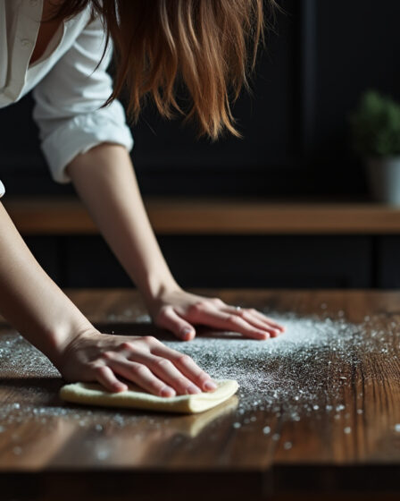 découvrez comment nettoyer une table en bois verni sans laisser de traces grâce à des astuces simples et efficaces pour préserver son éclat et sa beauté naturelle.