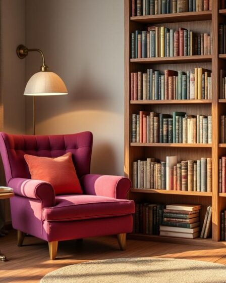 découvrez son book nook, un espace chaleureux dédié aux amateurs de lecture, où la passion des livres se partage et s'épanouit.