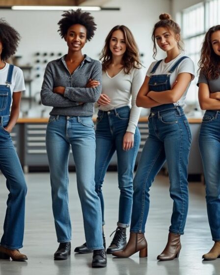 découvrez notre sélection de jeans de travail pour femme, alliant confort optimal et style moderne pour vous accompagner toute la journée.