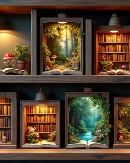 découvrez notre sélection des meilleures maquettes book nook pour stimuler votre créativité et embellir votre espace avec des miniatures uniques et inspirantes.