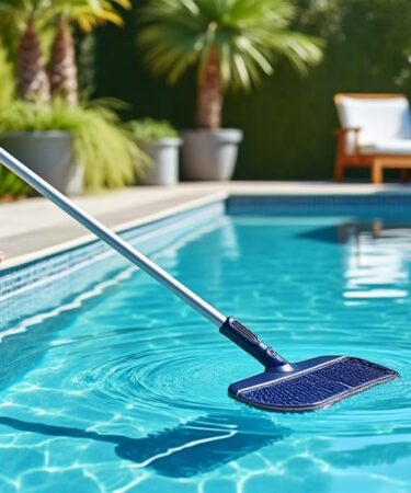 découvrez comment un filet de piscine à manche télescopique peut simplifier l'entretien de votre piscine et vous faire gagner un temps précieux.