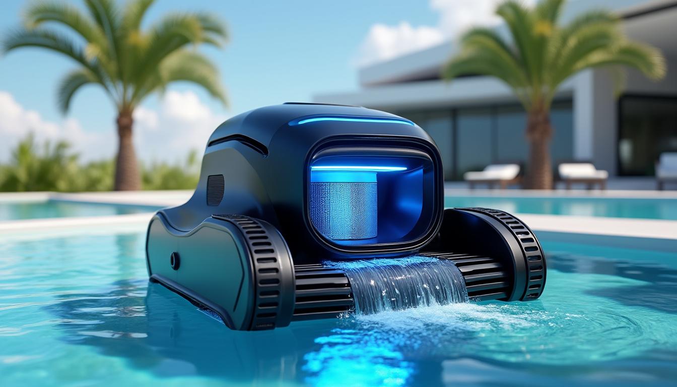 découvrez notre sélection exclusive des 5 meilleurs aspirateurs de piscine avec filtre intégré recommandés en 2026 pour un nettoyage efficace et sans effort de votre bassin.