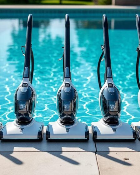 découvrez notre sélection 2026 des 5 meilleurs aspirateurs de piscine avec filtre intégré, alliant performance et facilité d'entretien pour une eau toujours propre.