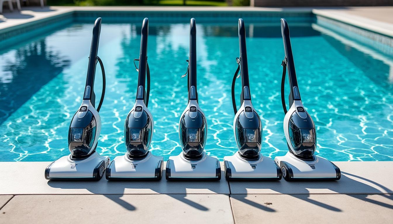 découvrez notre sélection 2026 des 5 meilleurs aspirateurs de piscine avec filtre intégré, alliant performance et facilité d'entretien pour une eau toujours propre.