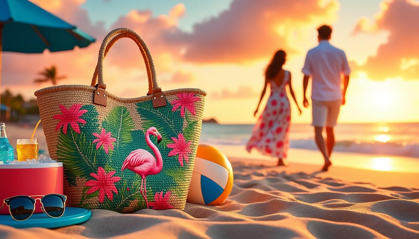 découvrez notre cabas grande taille, le compagnon idéal pour toutes vos aventures de vacances. pratique, spacieux et stylé, il vous accompagne partout avec élégance.