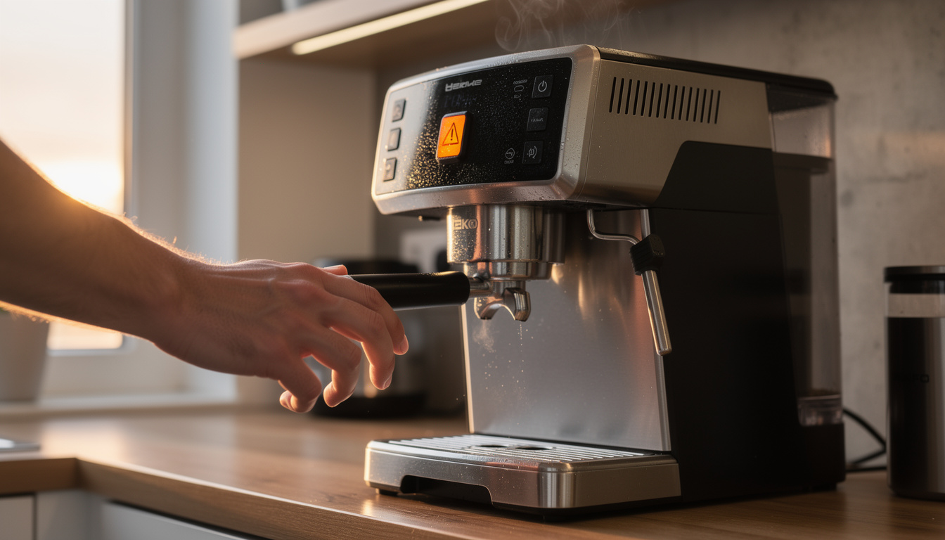 découvrez la signification du voyant orange sur votre machine à café beko et apprenez comment résoudre les problèmes courants pour retrouver un café parfait.