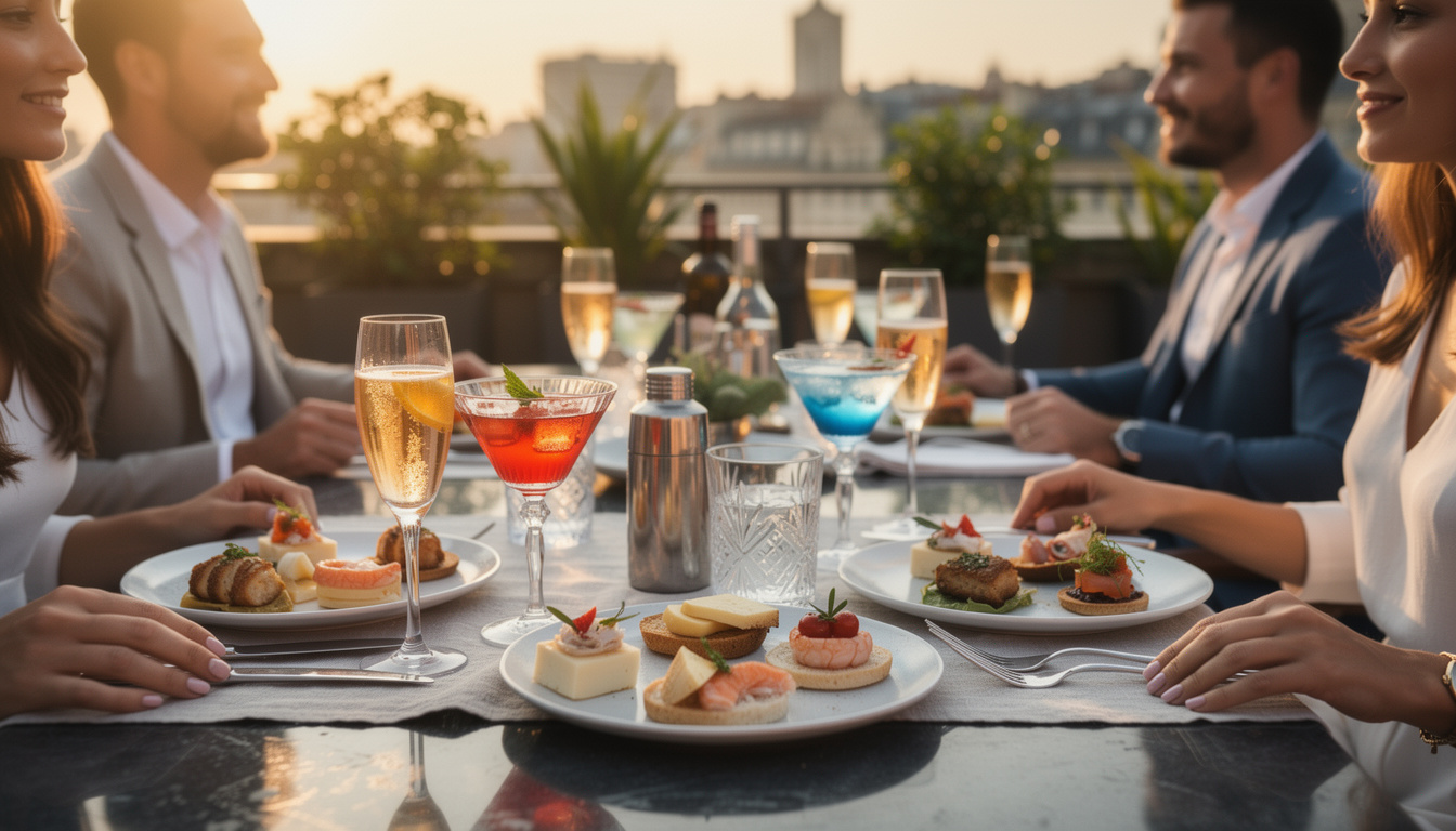 découvrez nos conseils pour associer parfaitement vos plats à vos cocktails lors d'une soirée cocktail en terrasse, pour une expérience gustative réussie.