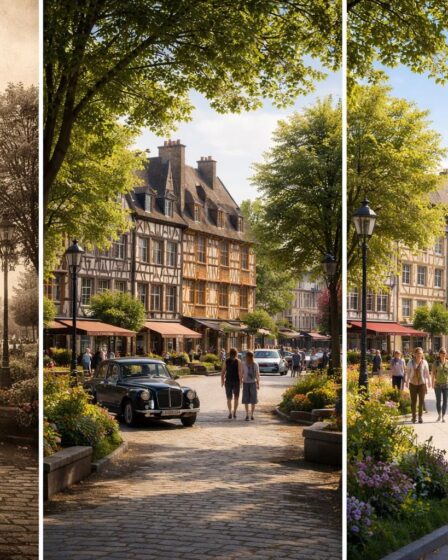 découvrez l'évolution du square norman au fil des années, de sa création à son aménagement actuel, et son importance dans la vie locale.