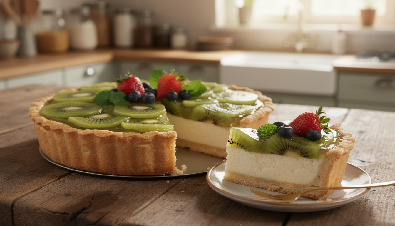 découvrez comment préparer une délicieuse tarte au kiwi façon grand-mère en seulement 5 étapes simples. une recette facile et savoureuse pour régaler toute la famille !