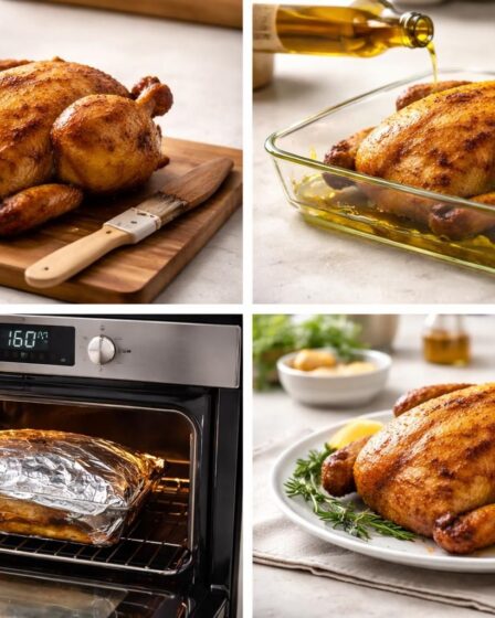découvrez notre guide étape par étape pour réchauffer un poulet au four sans le dessécher et retrouver toute sa saveur et sa tendreté.
