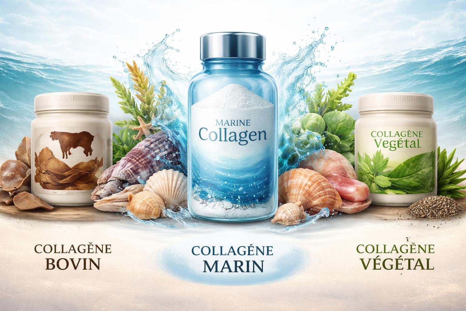 découvrez les différences clés entre le collagène marin et les autres types de collagènes, ainsi que les avantages à retenir pour votre santé et beauté.