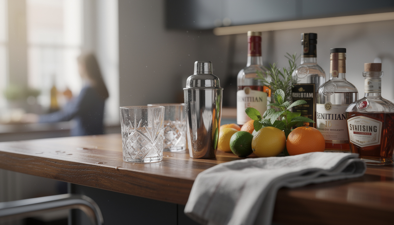 découvrez les indispensables pour créer un bar à cocktails maison parfait et impressionner vos invités avec des boissons savoureuses et originales.