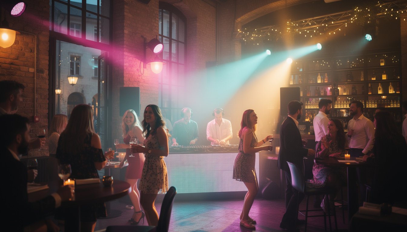 créez une ambiance sonore festive et personnalisée pour vos événements et faites de chaque moment une expérience inoubliable grâce à notre solution sur mesure.