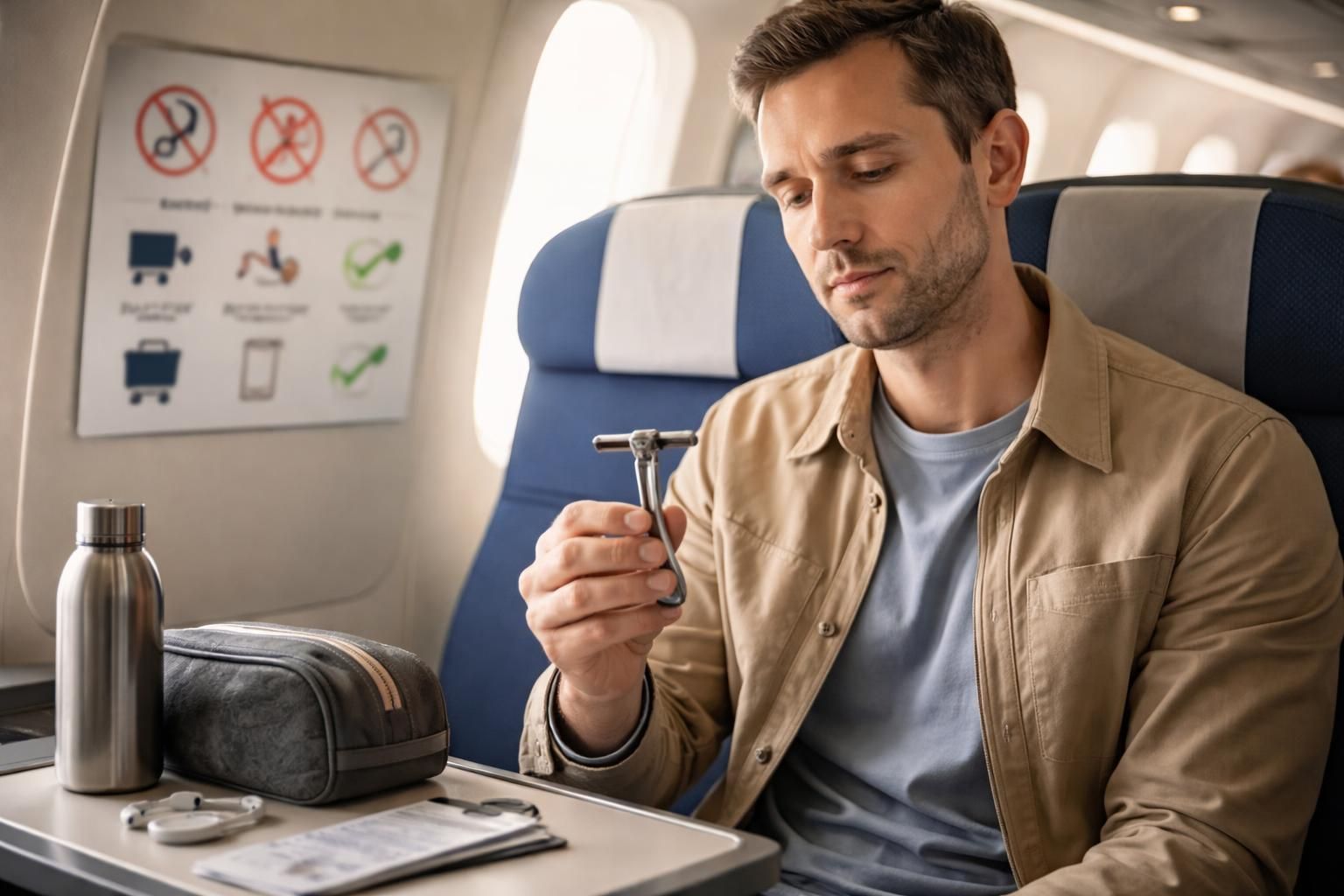 découvrez les règles, autorisations et exceptions concernant le transport de rasoirs en cabine lors de vos vols pour voyager en toute sérénité.