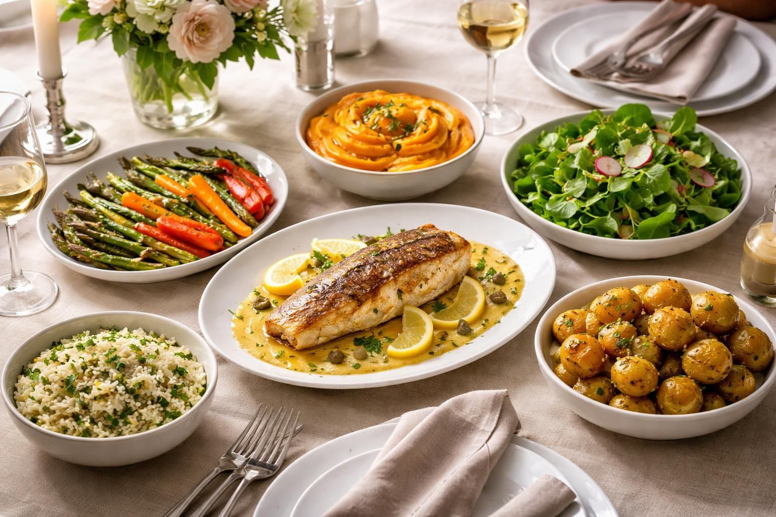 découvrez comment choisir le meilleur accompagnement pour sublimer vos plats de poisson lors de vos dîners et impressionner vos invités.