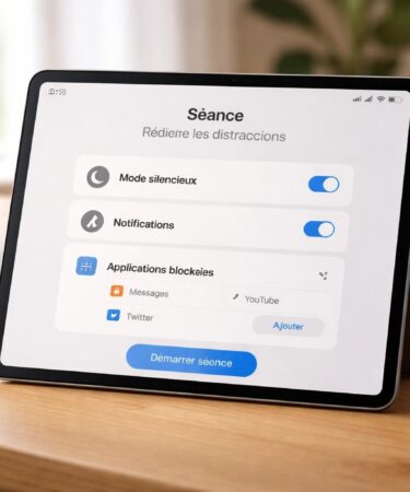 apprenez à configurer votre tablette tactile en mode "séance" pour couper les distractions et optimiser votre concentration grâce à des réglages simples et efficaces.