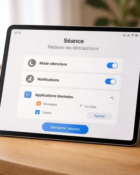 apprenez à configurer votre tablette tactile en mode "séance" pour couper les distractions et optimiser votre concentration grâce à des réglages simples et efficaces.
