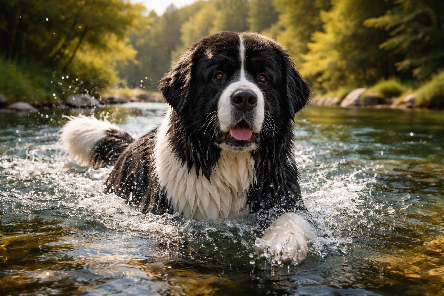 découvrez les talents insoupçonnés du terre-neuve blanc et noir, une race de chien exceptionnelle qui séduit par son caractère doux et sa puissance. une véritable vedette à connaître absolument !